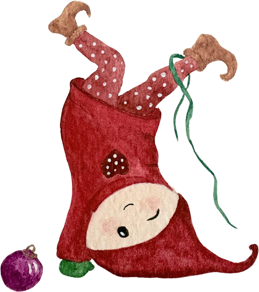 Päkapikk Ruu — akvarellillustratsioon